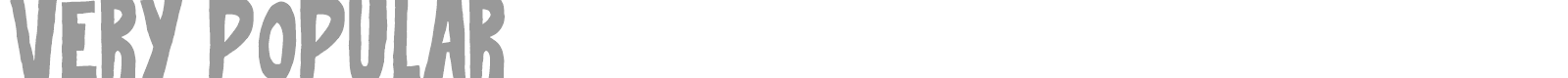 Very Popular font preview